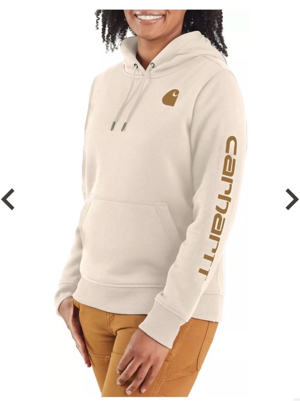 Carhartt Women's Clarksburg Graphic
Sleeve Hoodie small